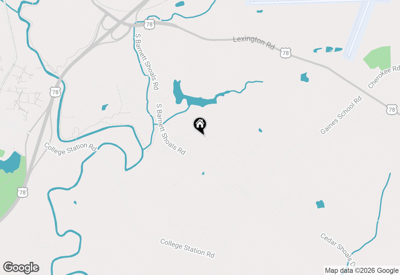 Map of 660 Barnett Shoals Road #116, Athens, GA 30605