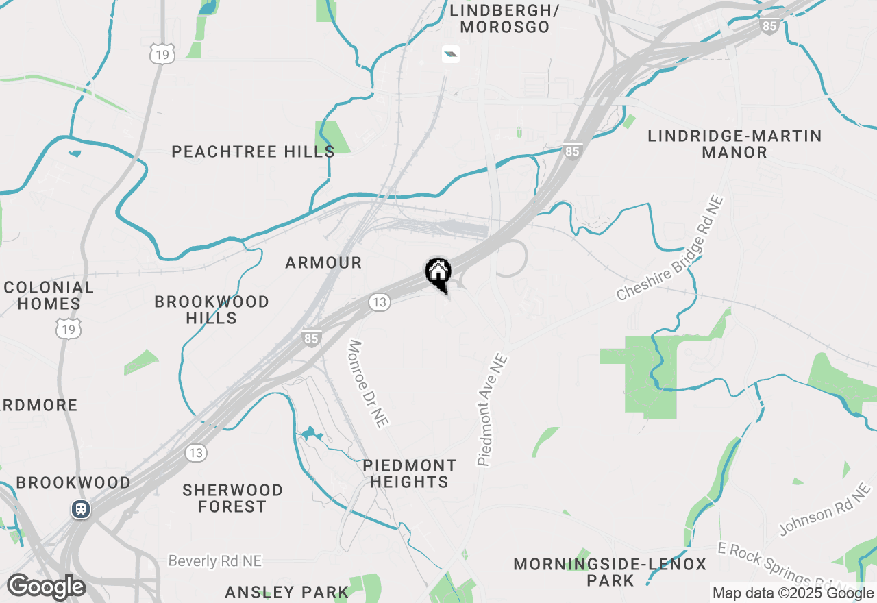 Map of 2000 Monroe Place Ne #1202, Atlanta, GA 30324