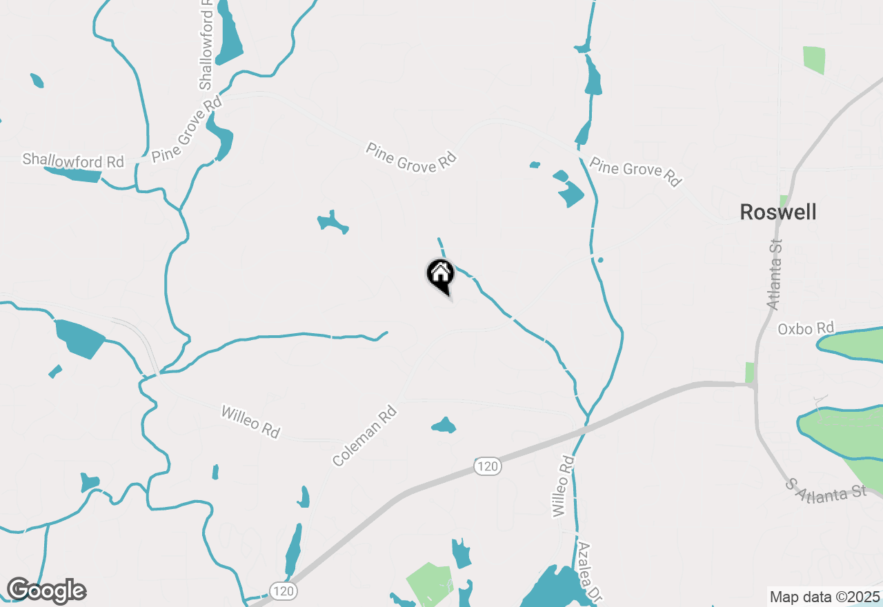 Map of 105 Grayton Lane, Roswell, GA 30075