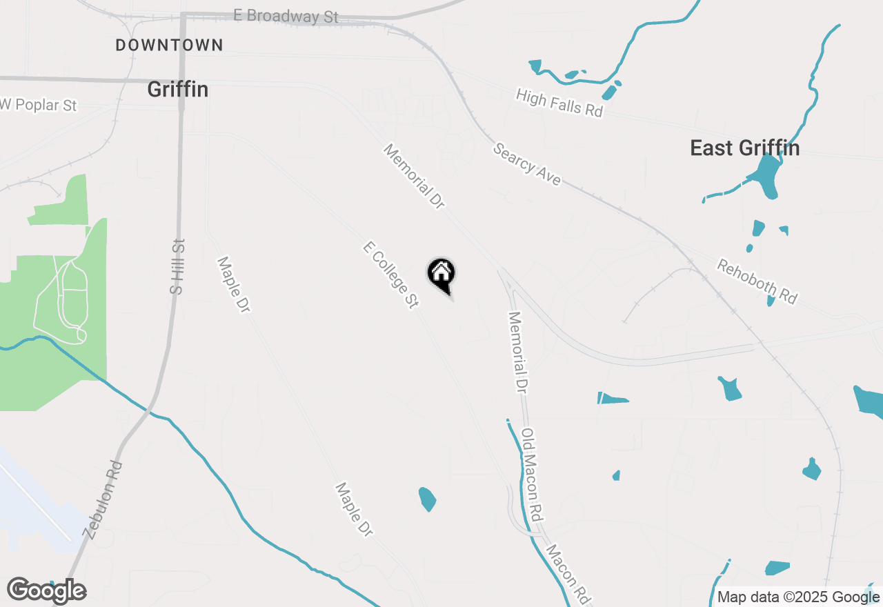 Map of 821 Bel Air Circle, Griffin, GA 30224