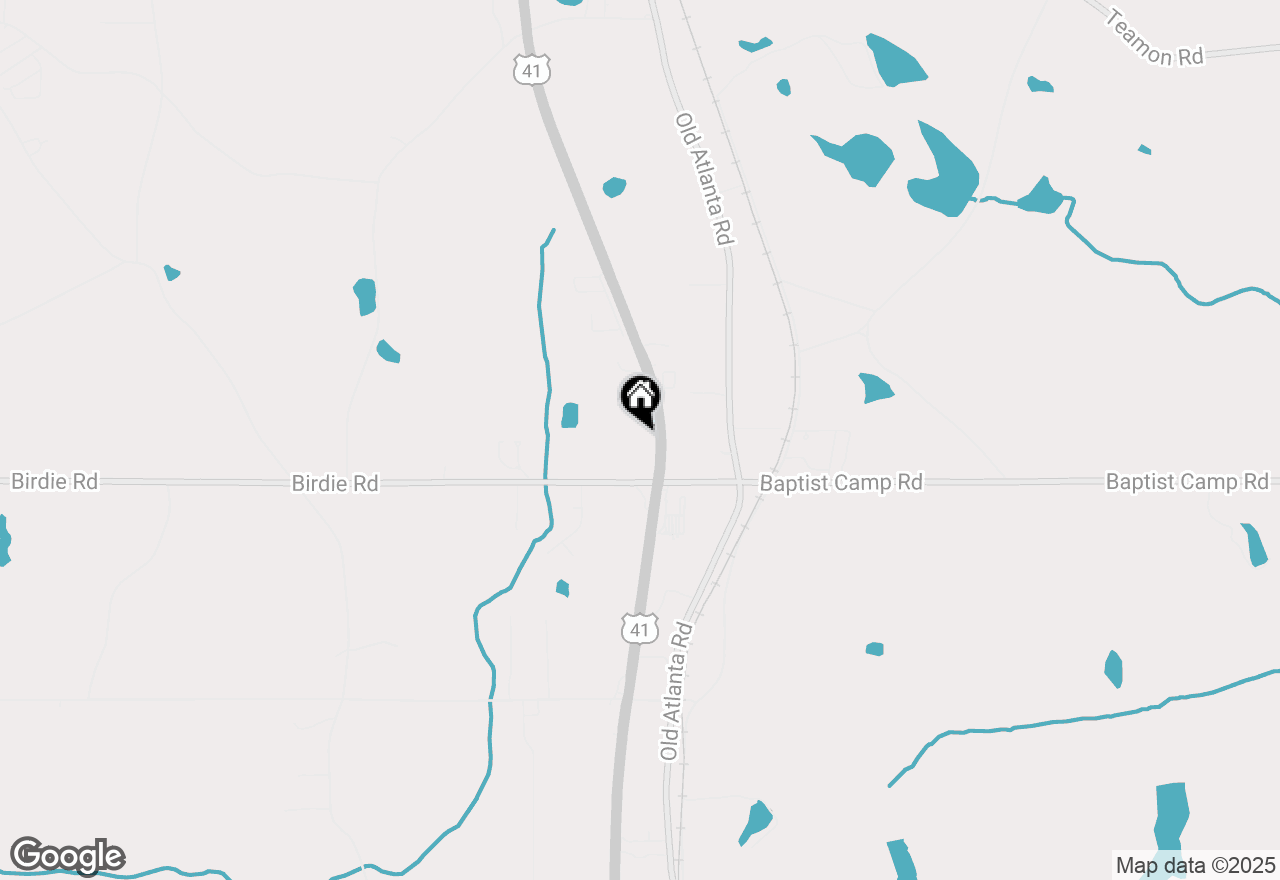 Map of 205 Birdie Road, Griffin, GA 30223