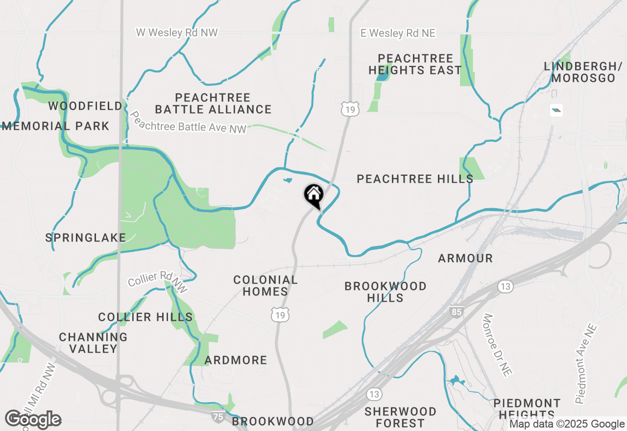 Map of 2233 Peachtree Road Ne #503, Atlanta, GA 30309