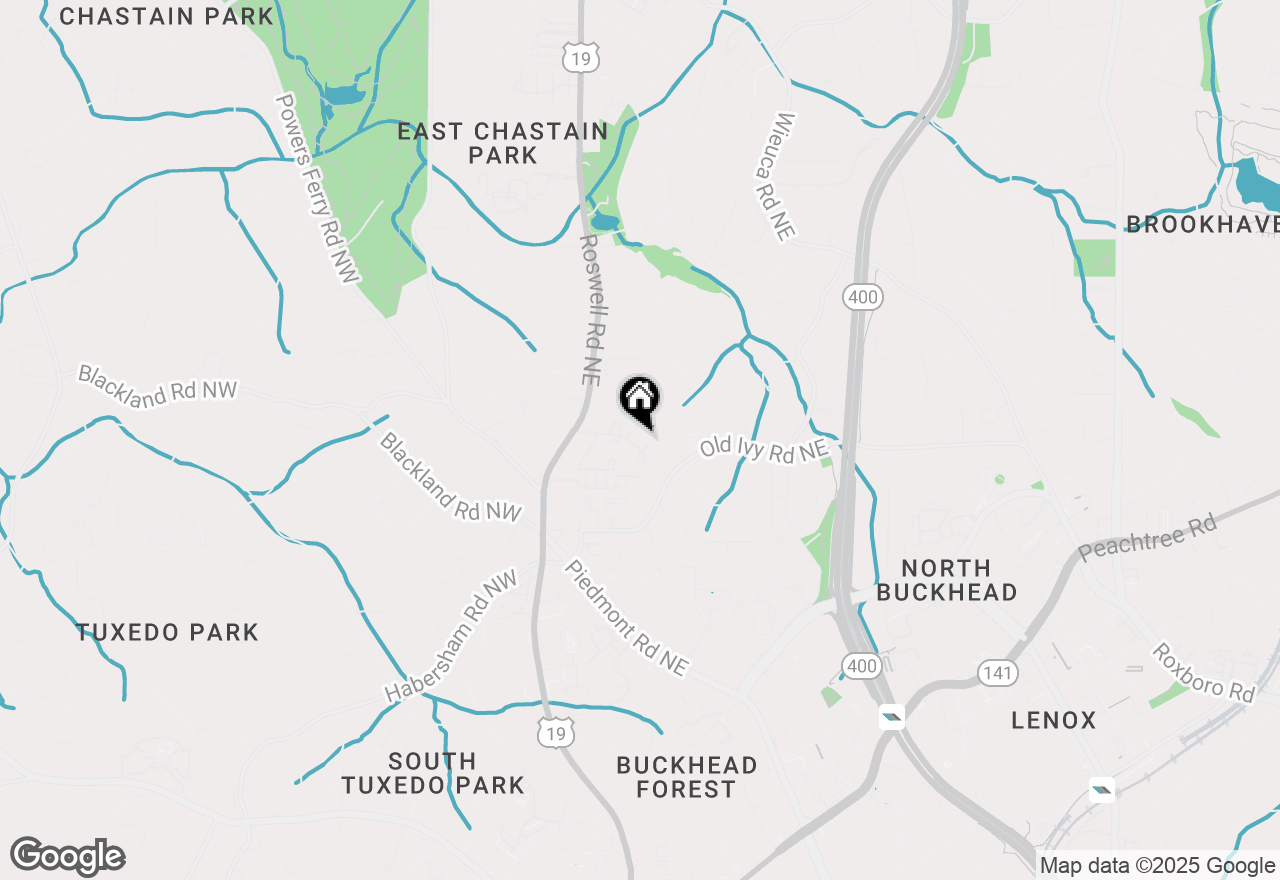 Map of 16 Ivy Ridge Ne, Atlanta, GA 30342