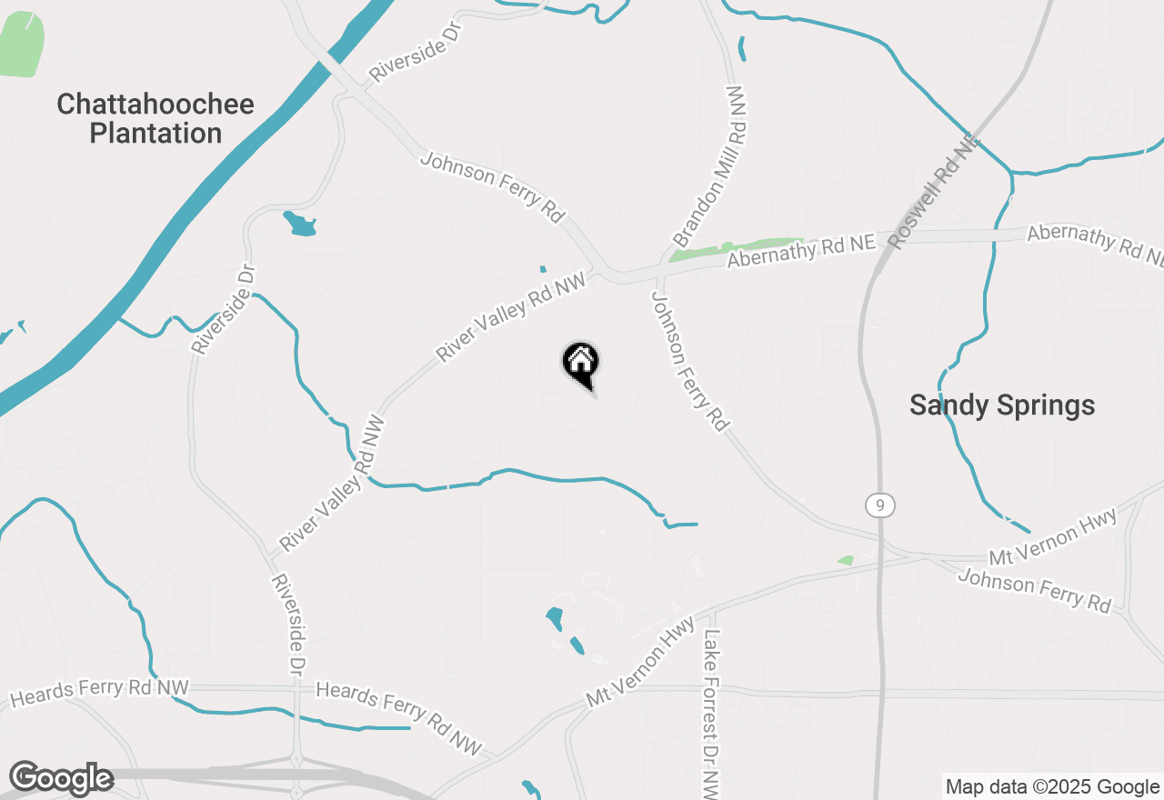 Map of 6455 Scott Valley Road, Sandy Springs, GA 30328