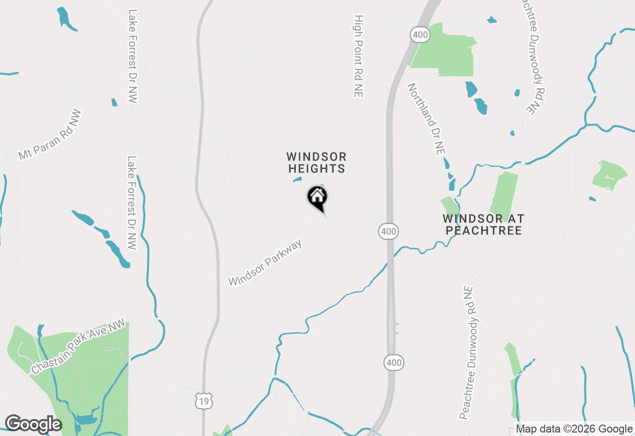 Map of 4855 Lansbury Drive, Atlanta, GA 30342