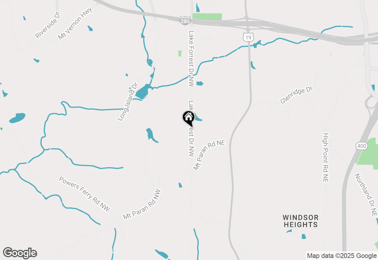 Map of 5290 Lake Forrest Drive, Atlanta, GA 30342
