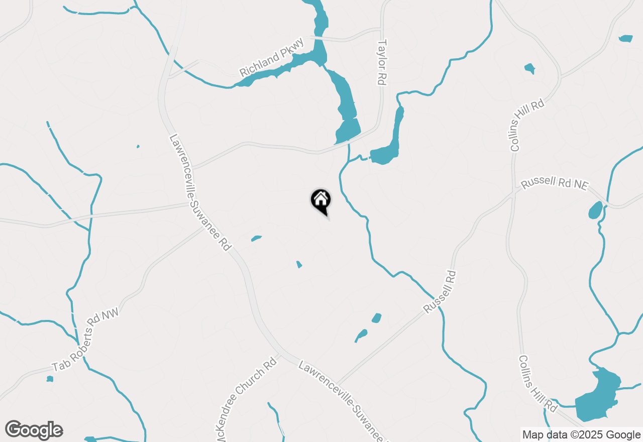 Map of 1921 Clinton Place, Lawrenceville, GA 30043