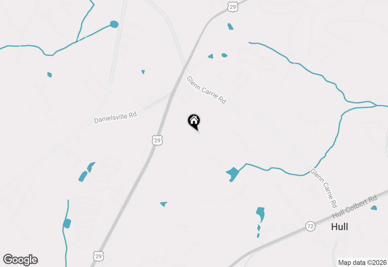 Map of 338 Virginia Lane, Hull, GA 30646