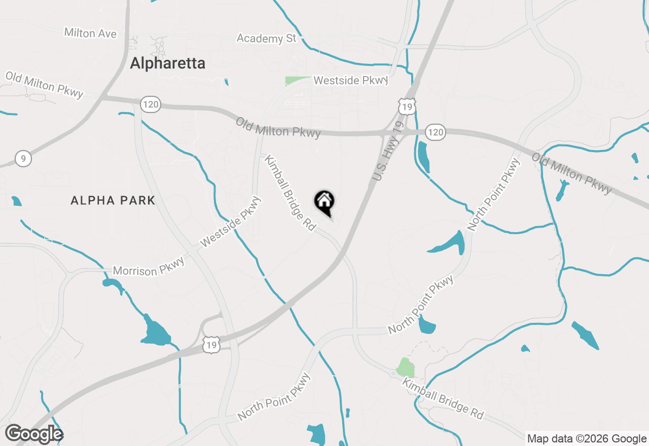 Map of 595 Hanlon Way, Alpharetta, GA 30009
