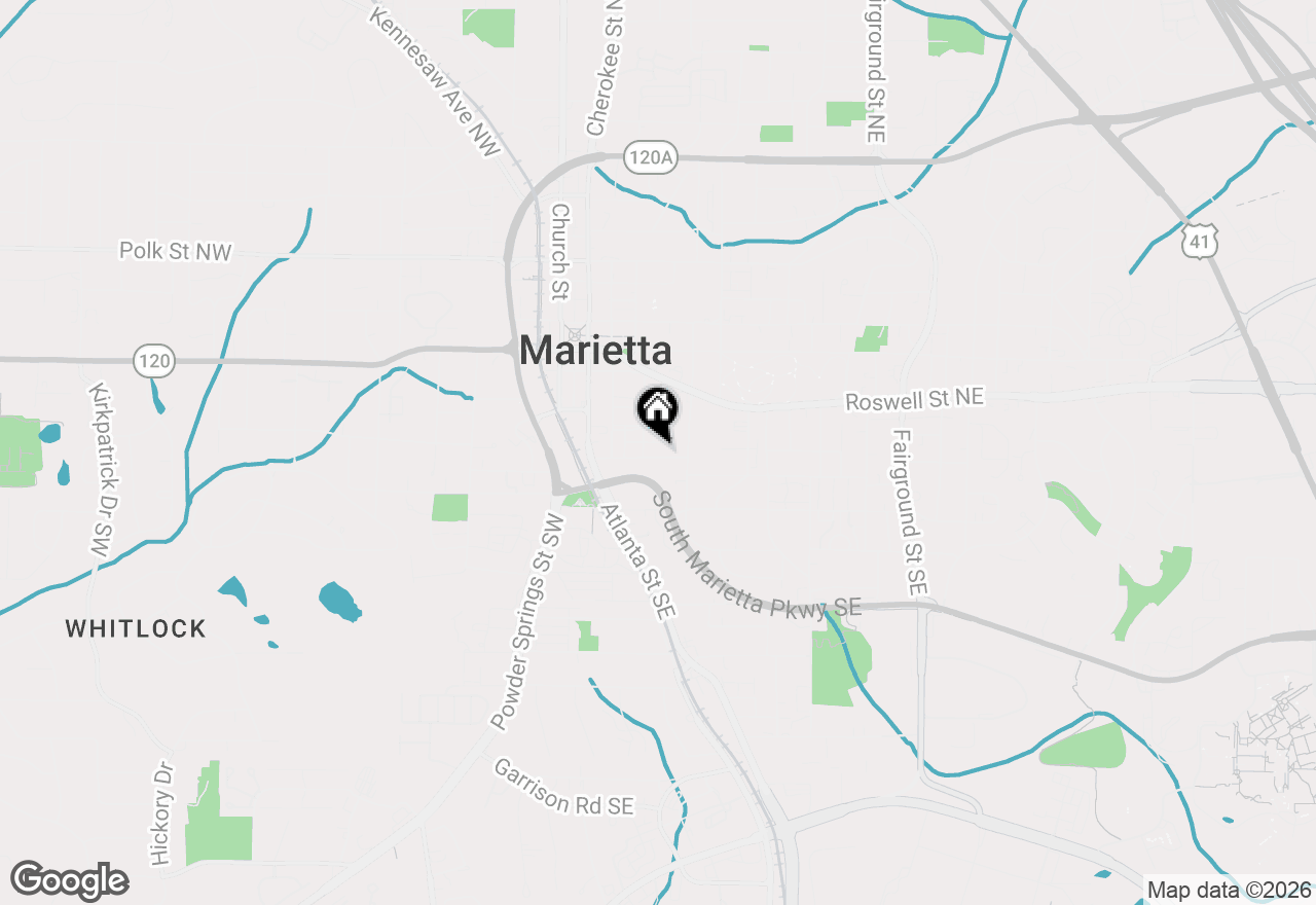 Map of 225 Waterman Street Se, Marietta, GA 30060