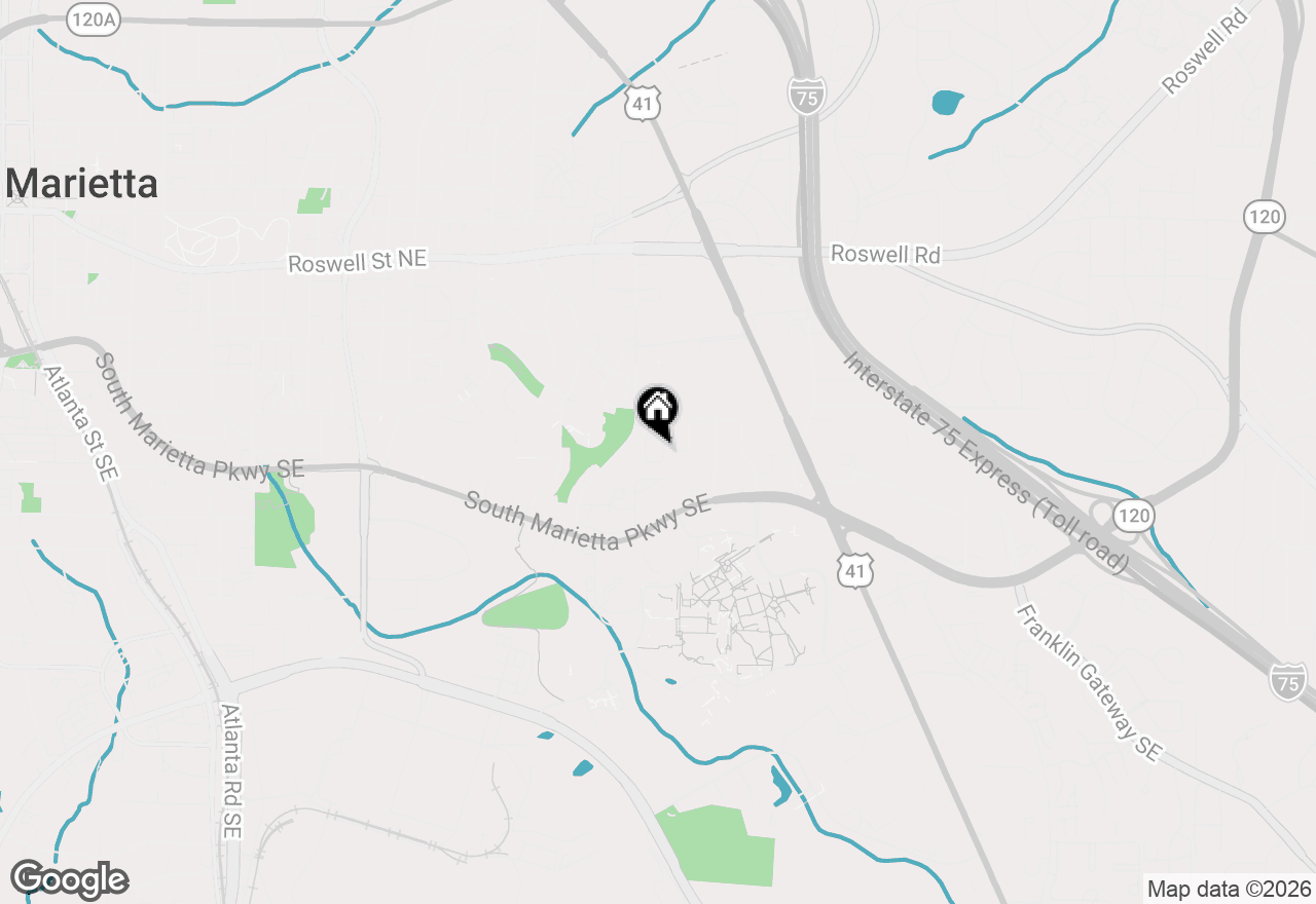 Map of 477 Williamson St Se, Marietta, GA 30060
