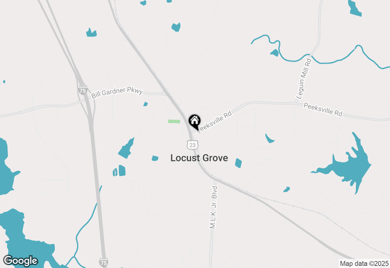 Map of 14 Peeksville Road, Locust Grove, GA 30248