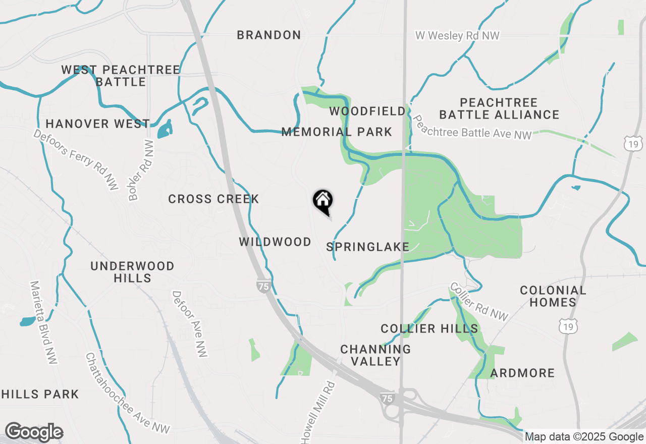 Map of 820 Wilson Road Nw, Atlanta, GA 30318