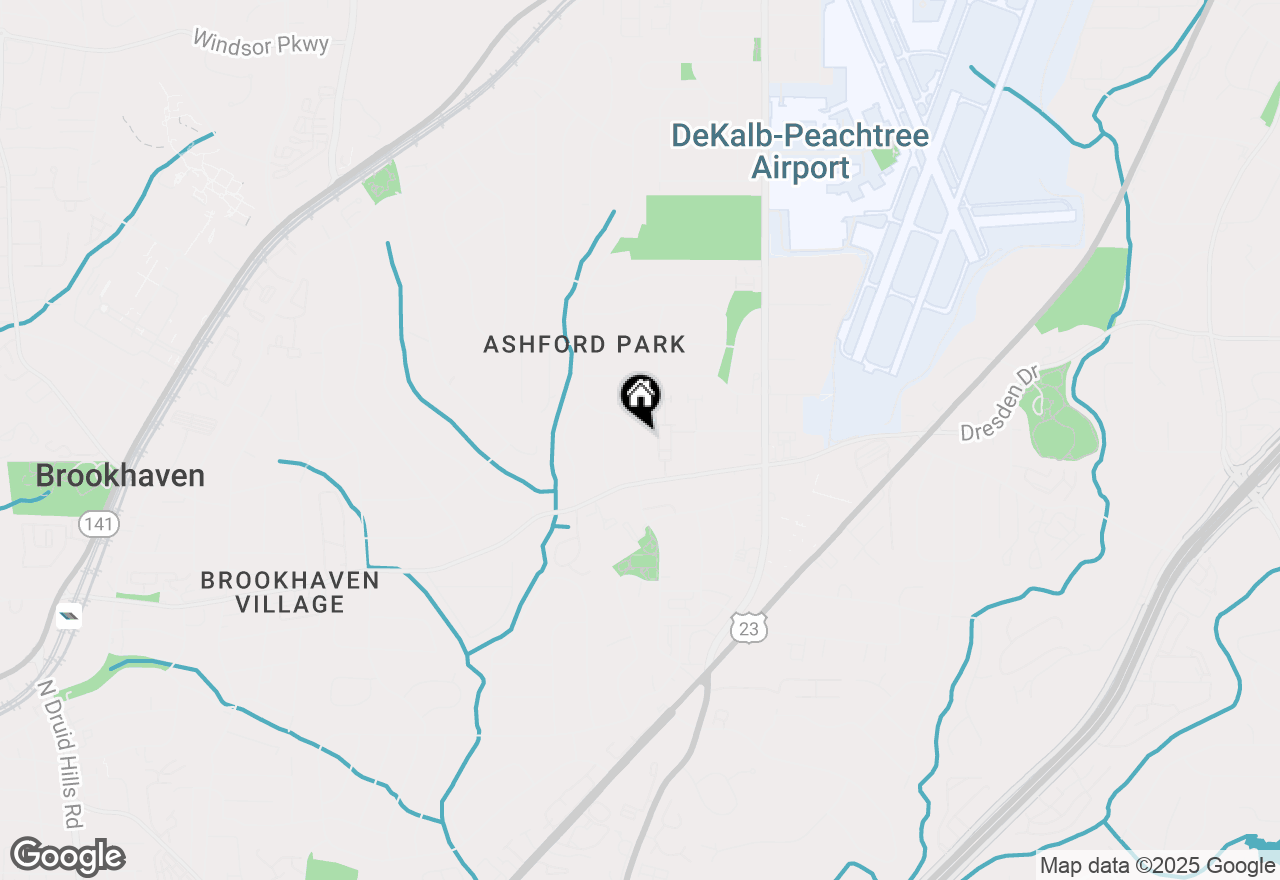 Map of 2717 Skyland Drive, Brookhaven, GA 30319