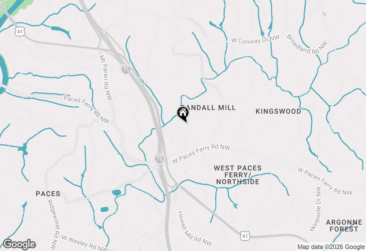 Map of 1220 E Beechwood Drive Nw, Atlanta, GA 30327