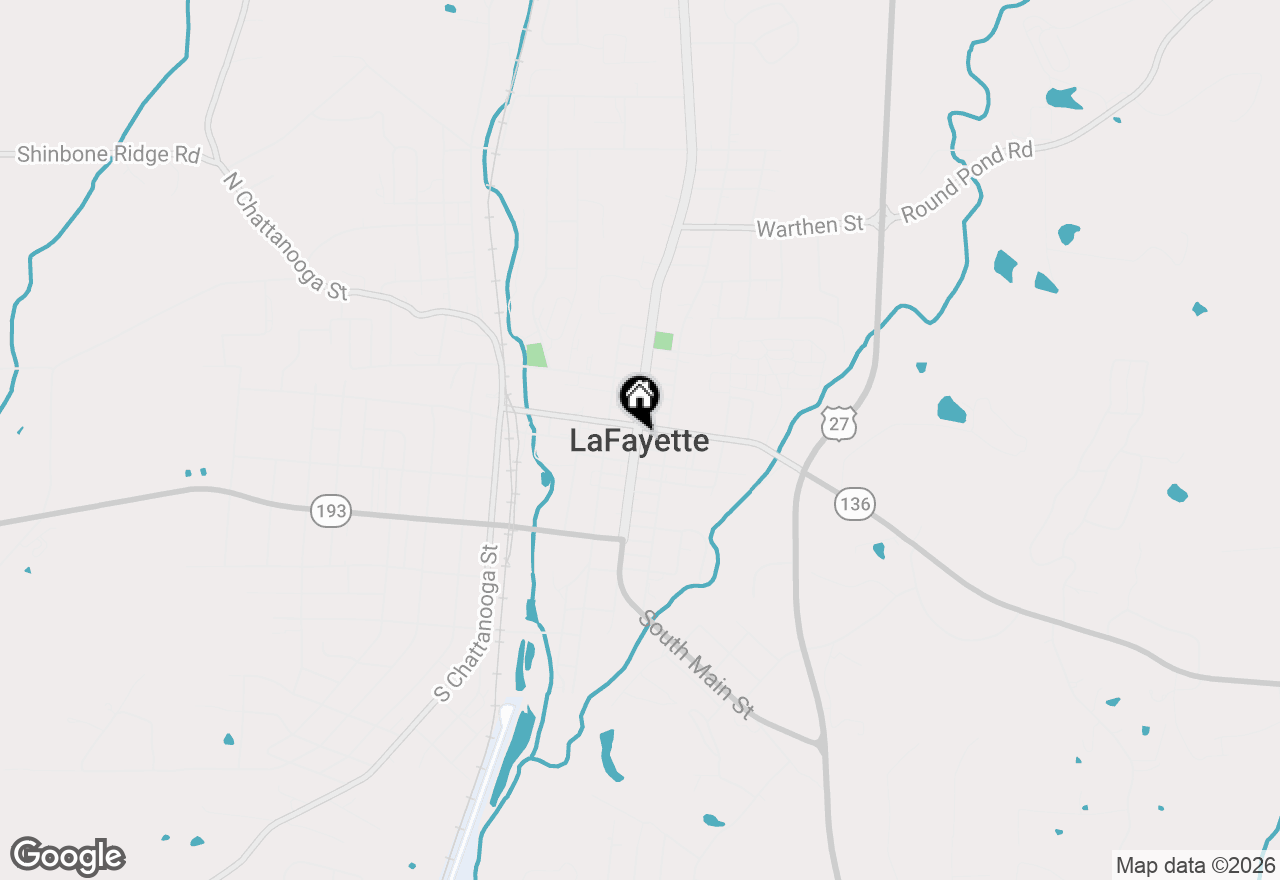 Map of 0 Townsend Road, La Fayette, GA 30728