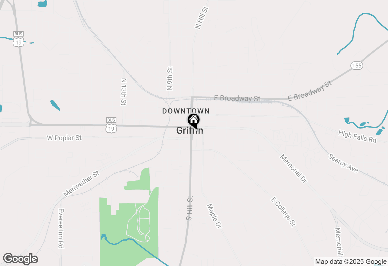Map of 218 S Hill Street, Griffin, GA 30224