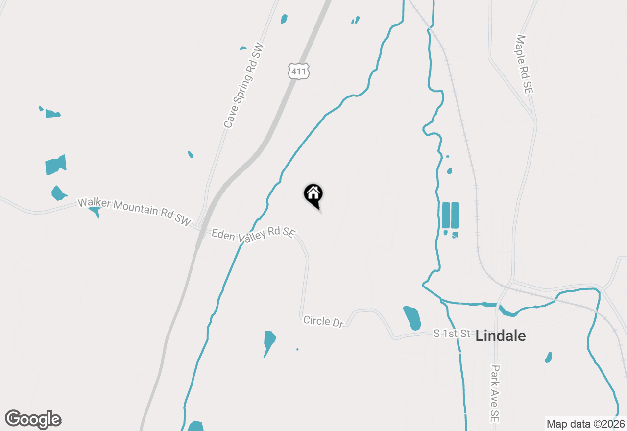 Map of 15 Bennett Way, Rome, GA 30161