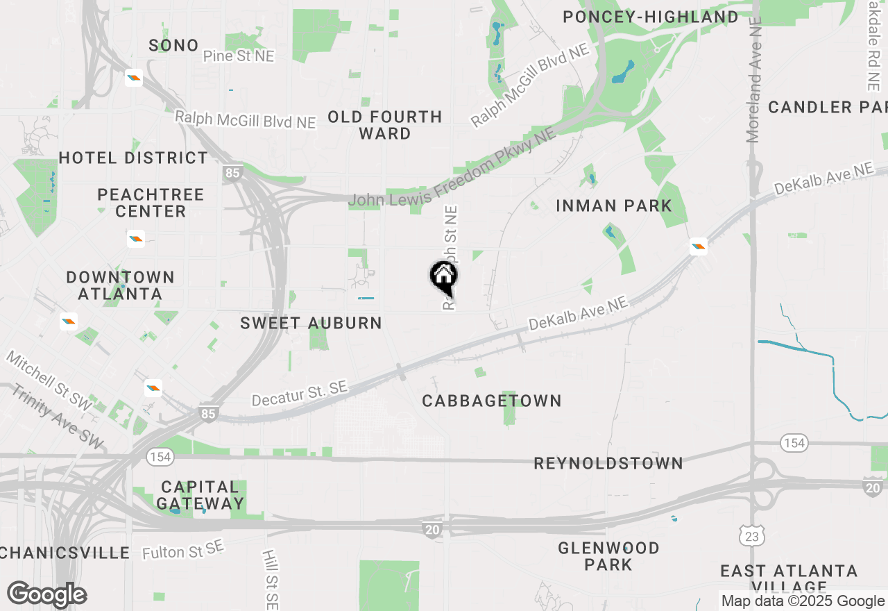 Map of 572 Edgewood Avenue Ne #106, Atlanta, GA 30312