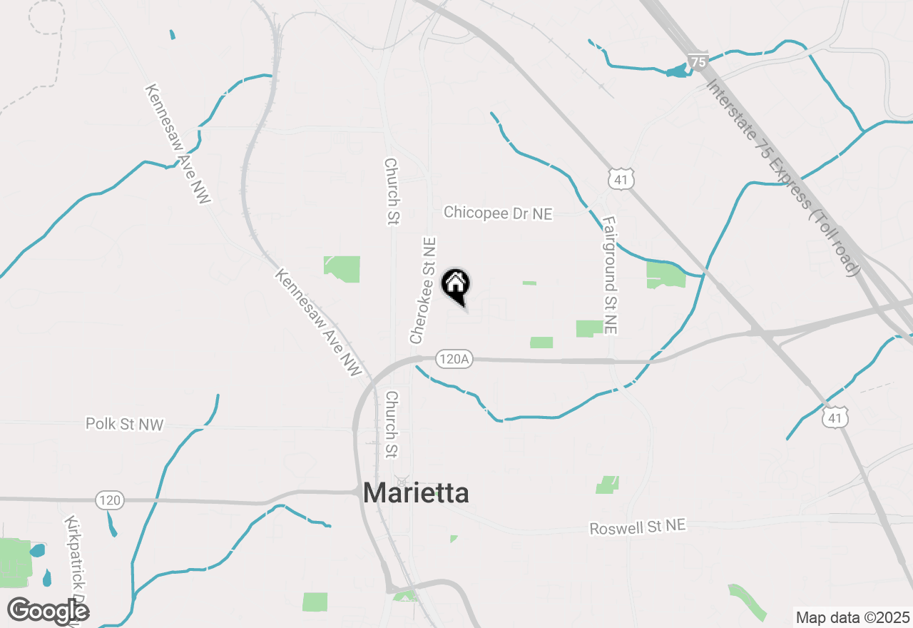 Map of 211 Avery Street Ne, Marietta, GA 30060
