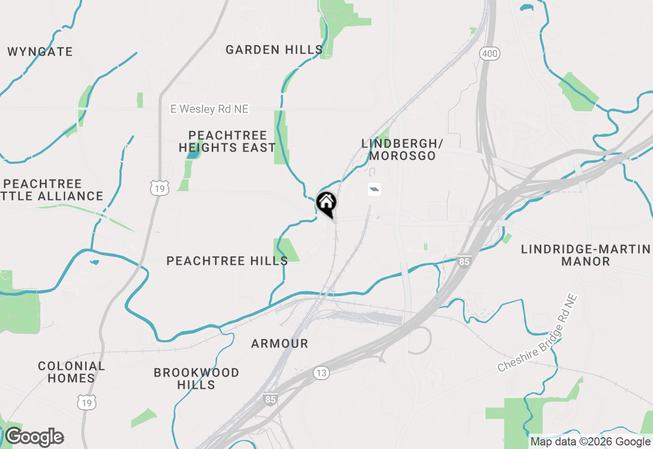 Map of 425 Lindbergh Drive Ne #E2, Atlanta, GA 30305