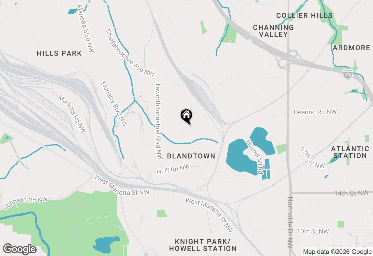 Map of 912 Luther Street Nw, Atlanta, GA 30318