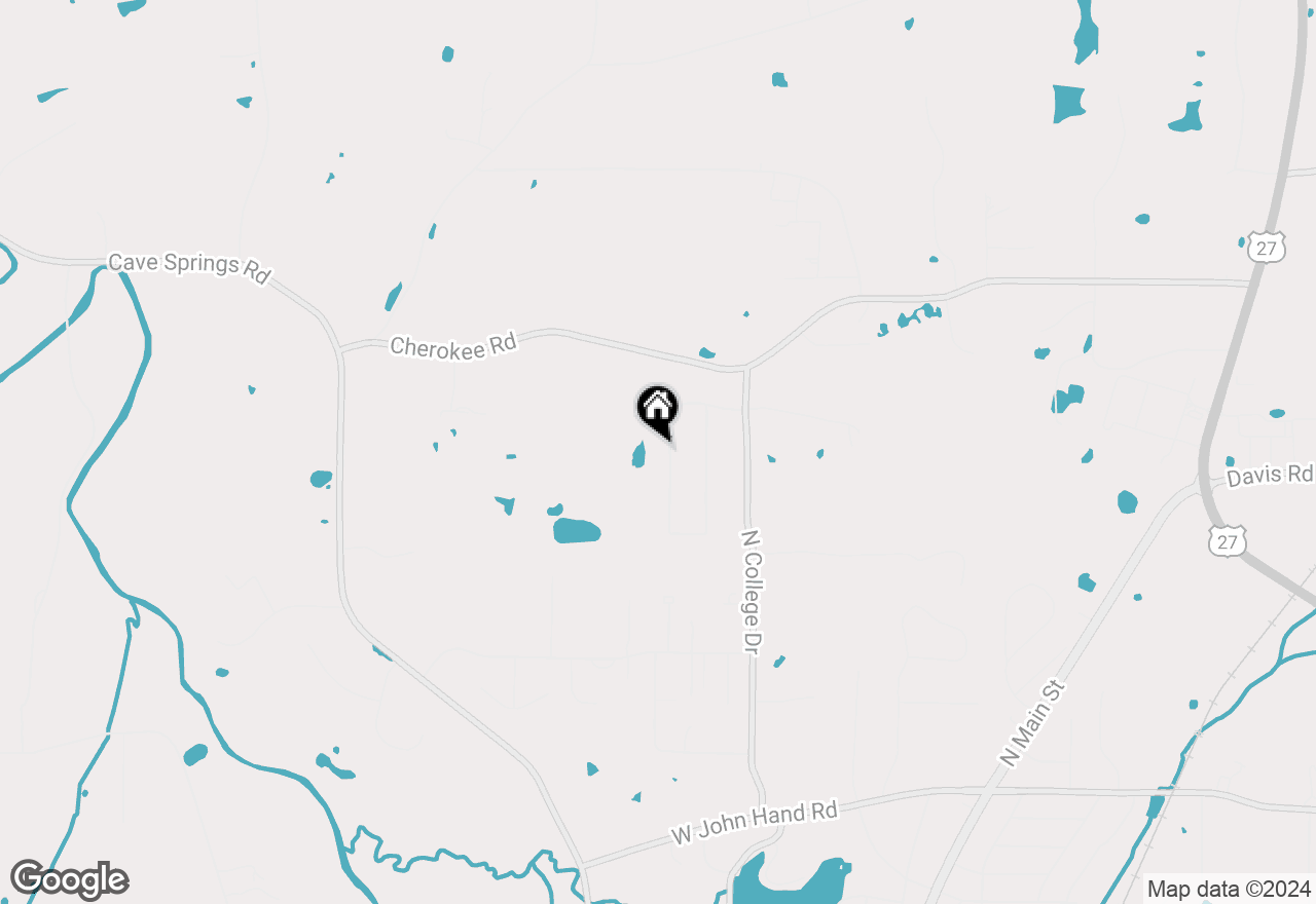 Map of 138 Cherokee Circle, Cedartown, GA 30125