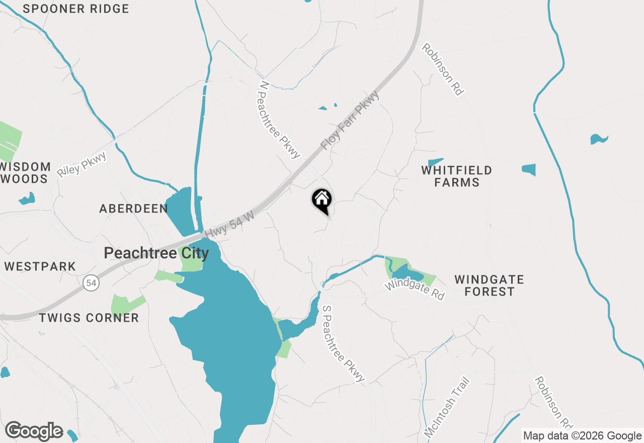 Map of 104 Timber Walk, Peachtree City, GA 30269