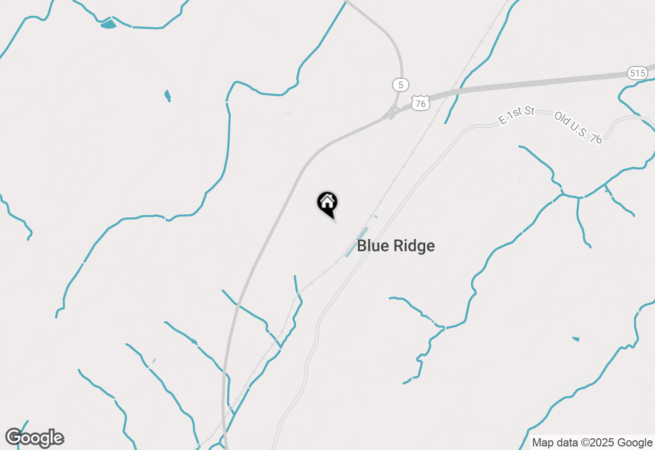 Map of 84 Church Street, Blue Ridge, GA 30513