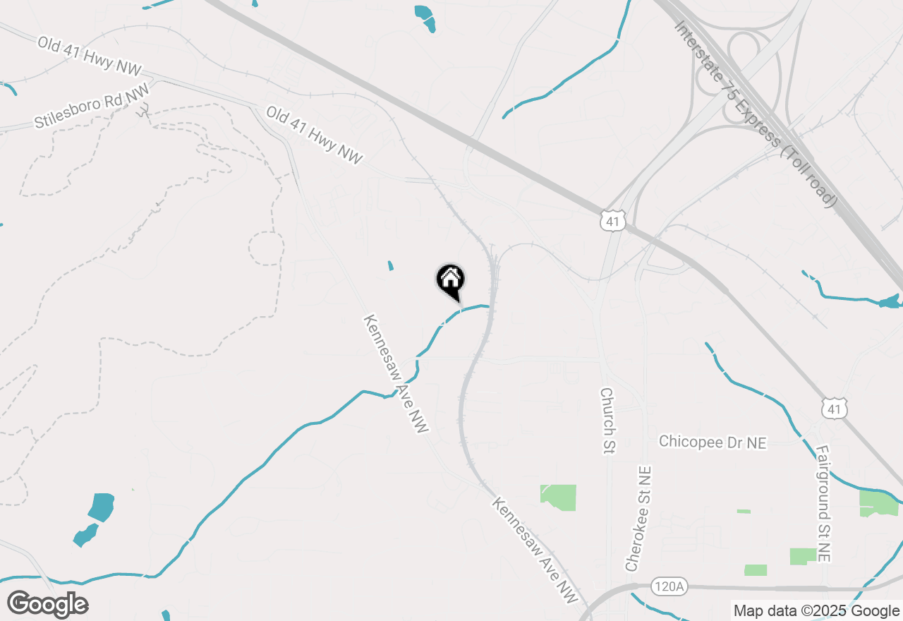 Map of 850 James Street Nw, Marietta, GA 30060