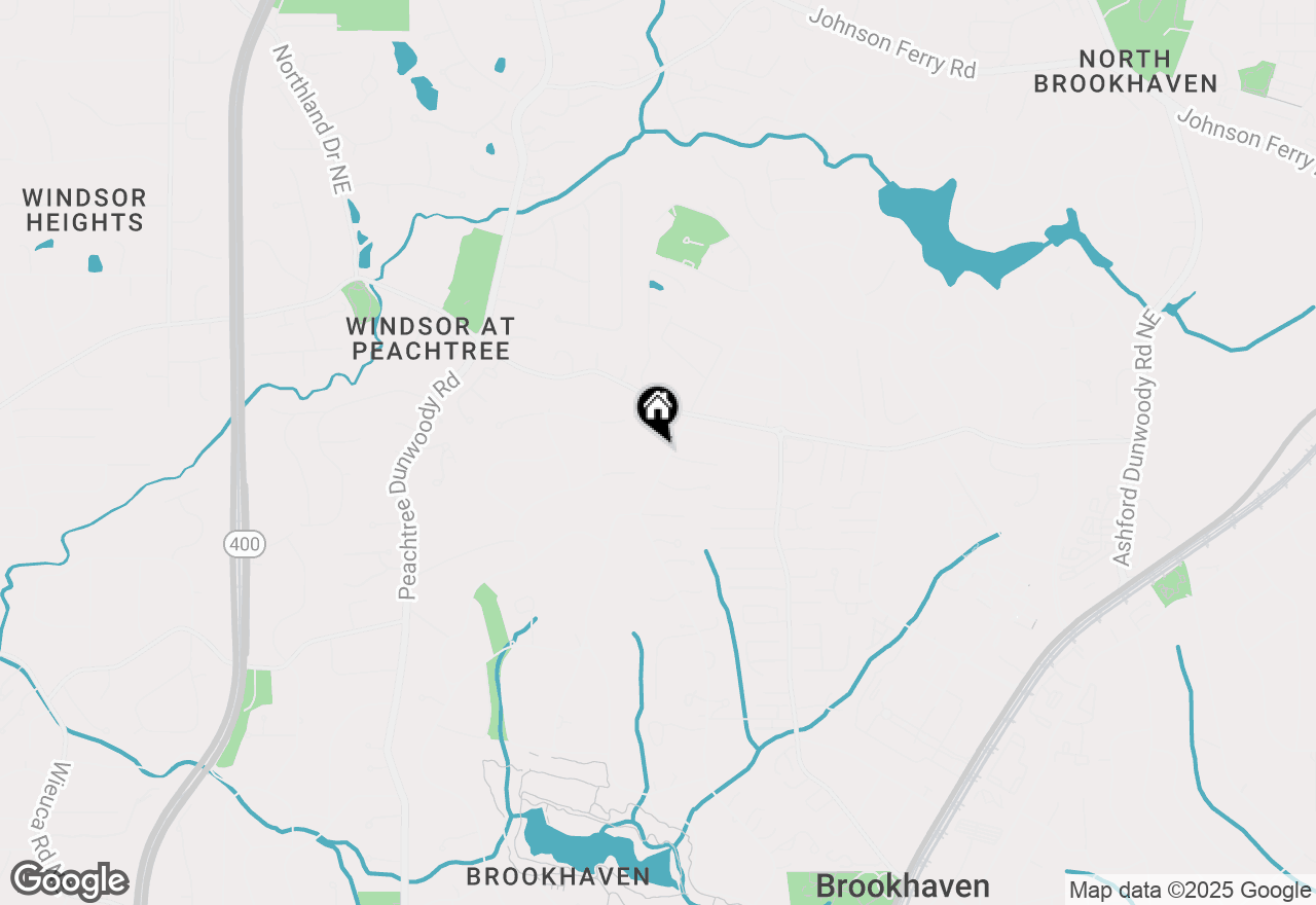 Map of 3108 Mabry Road Ne, Brookhaven, GA 30319