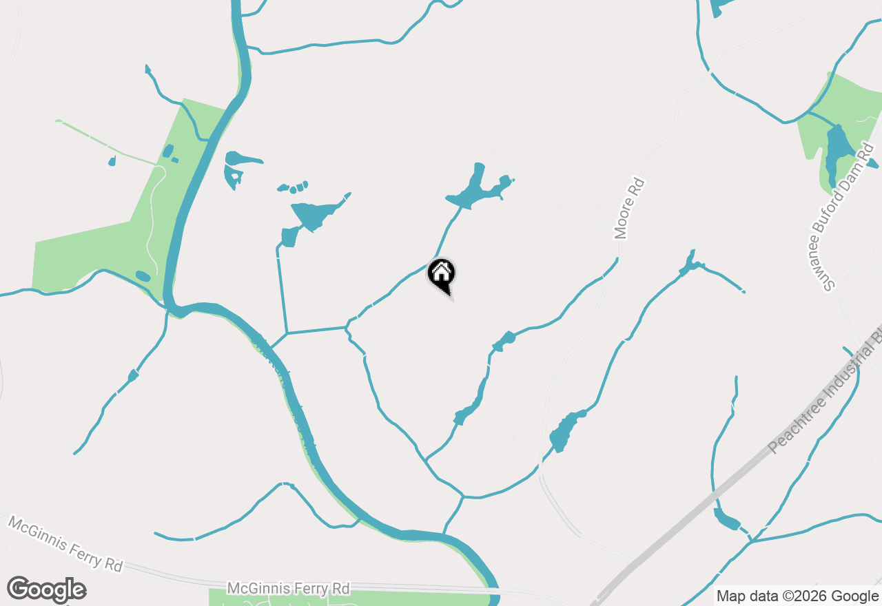 Map of 983 Little Darby Lane, Suwanee, GA 30024