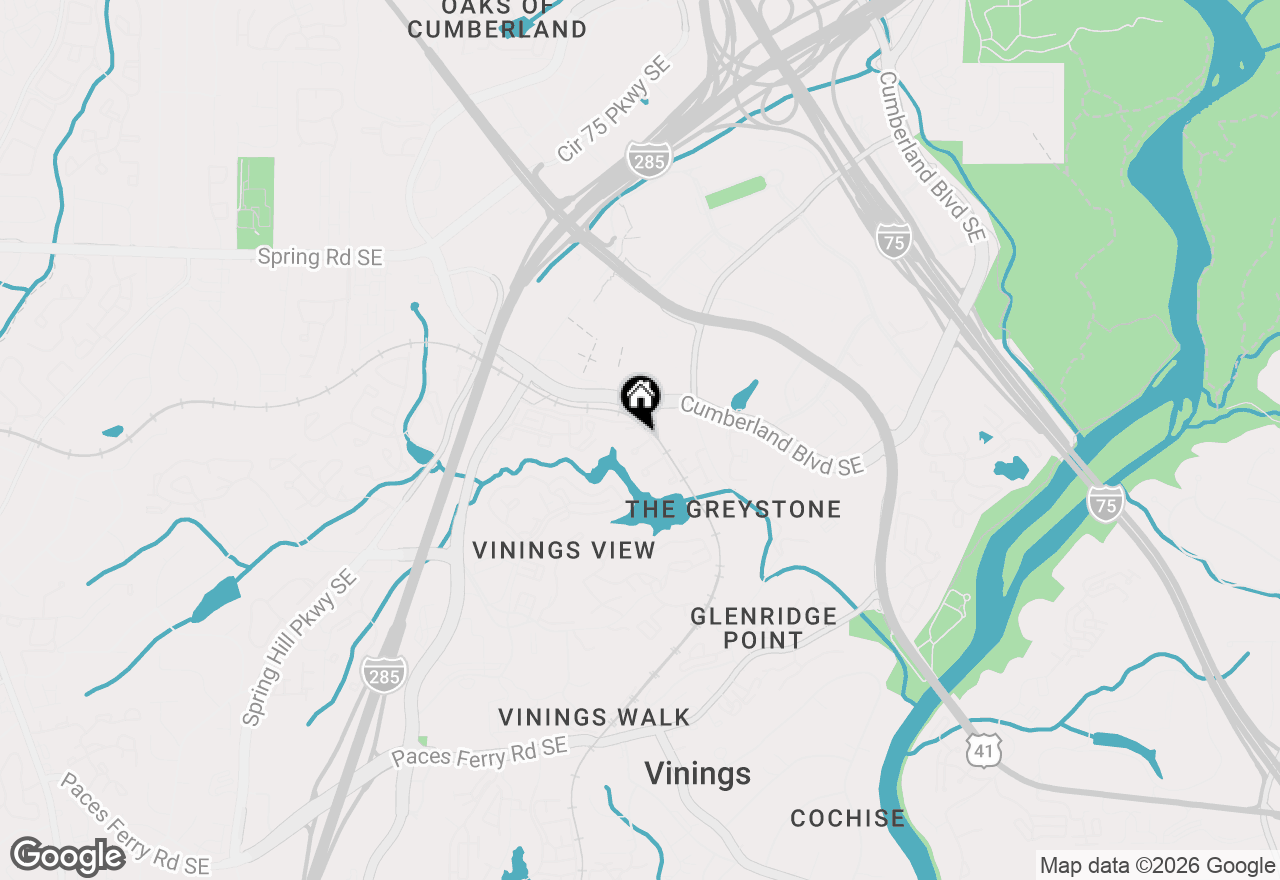 Map of 3604 Stonewall Court Se, Atlanta, GA 30339