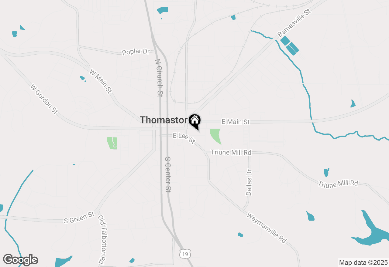 Map of 313 Oglethorpe Way, Thomaston, GA 30286