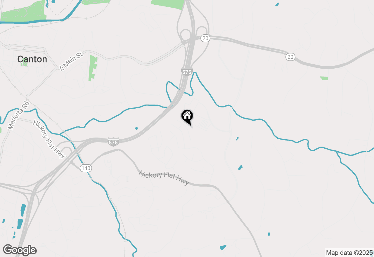 Map of 131 Overlook Ridge Way, Canton, GA 30114