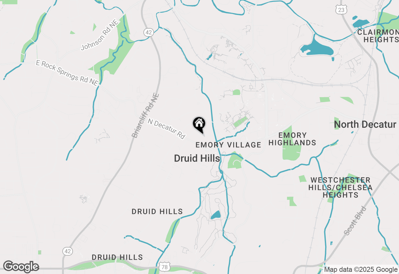 Map of 1285 Oakdale Road Ne, Atlanta, GA 30307