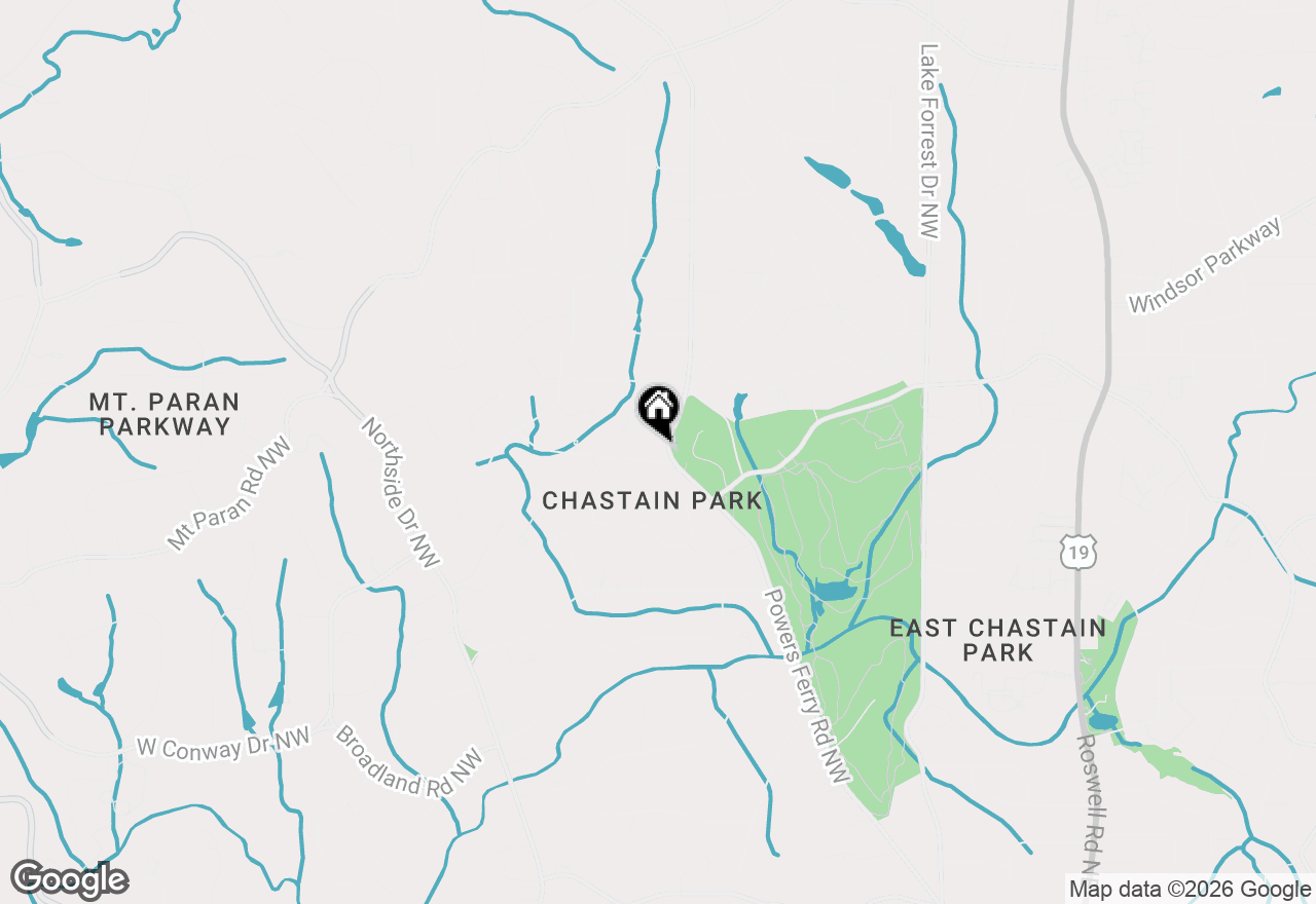 Map of 4384 Powers Ferry Road Nw, Atlanta, GA 30327
