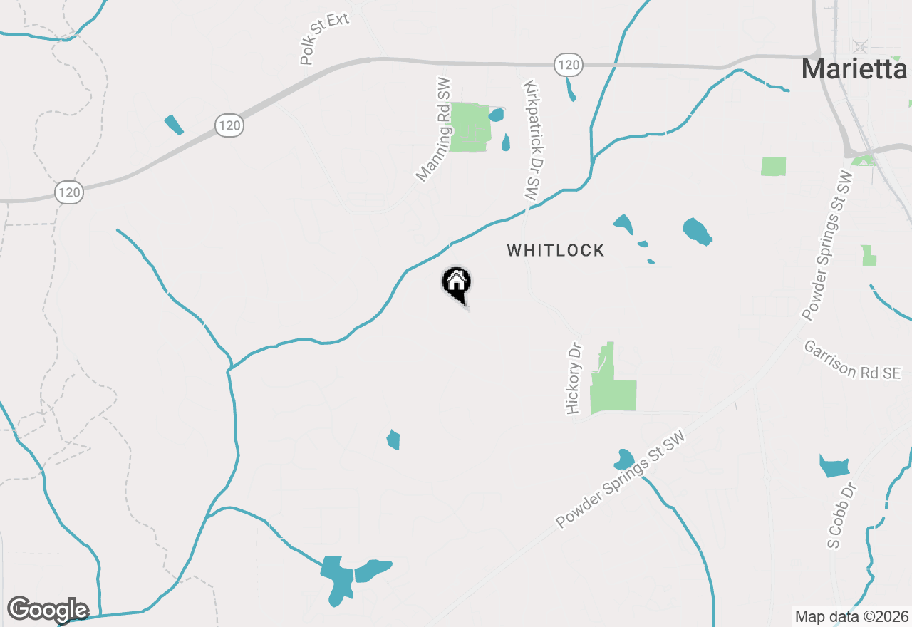 Map of 544 Bouldercrest Drive Sw, Marietta, GA 30064
