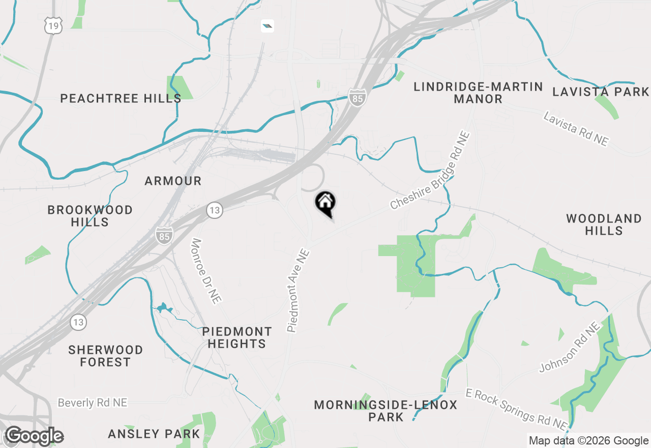 Map of 511 Morningtide Way, Atlanta, GA 30324