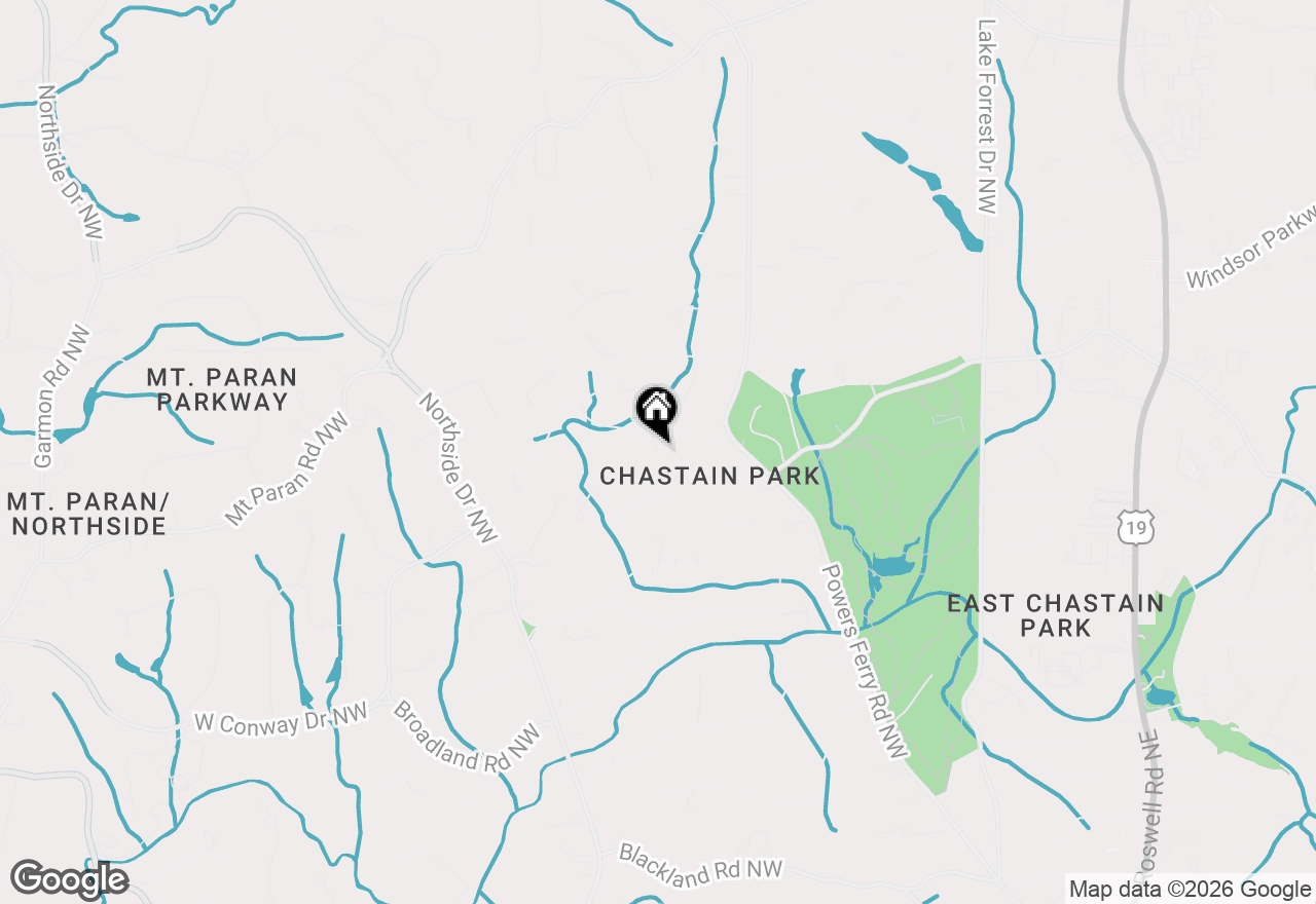 Map of 4376 Jett Road Nw, Atlanta, GA 30327