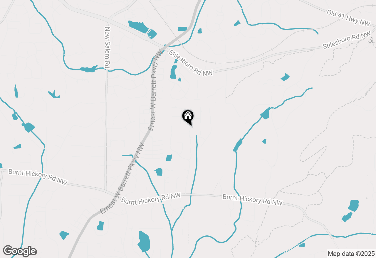 Map of 741 Crossfire Ridge Nw, Marietta, GA 30064