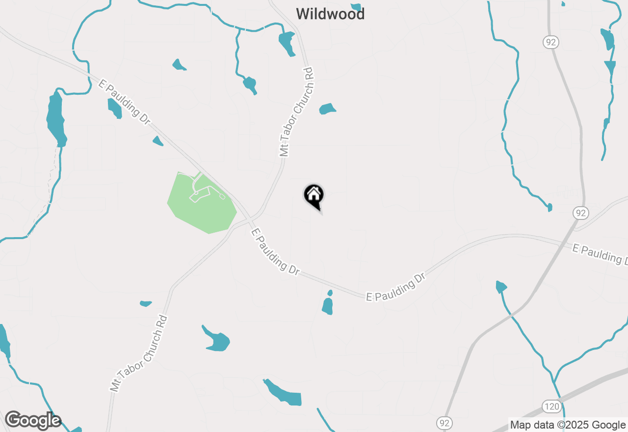 Map of 285 Woodland Street, Dallas, GA 30157