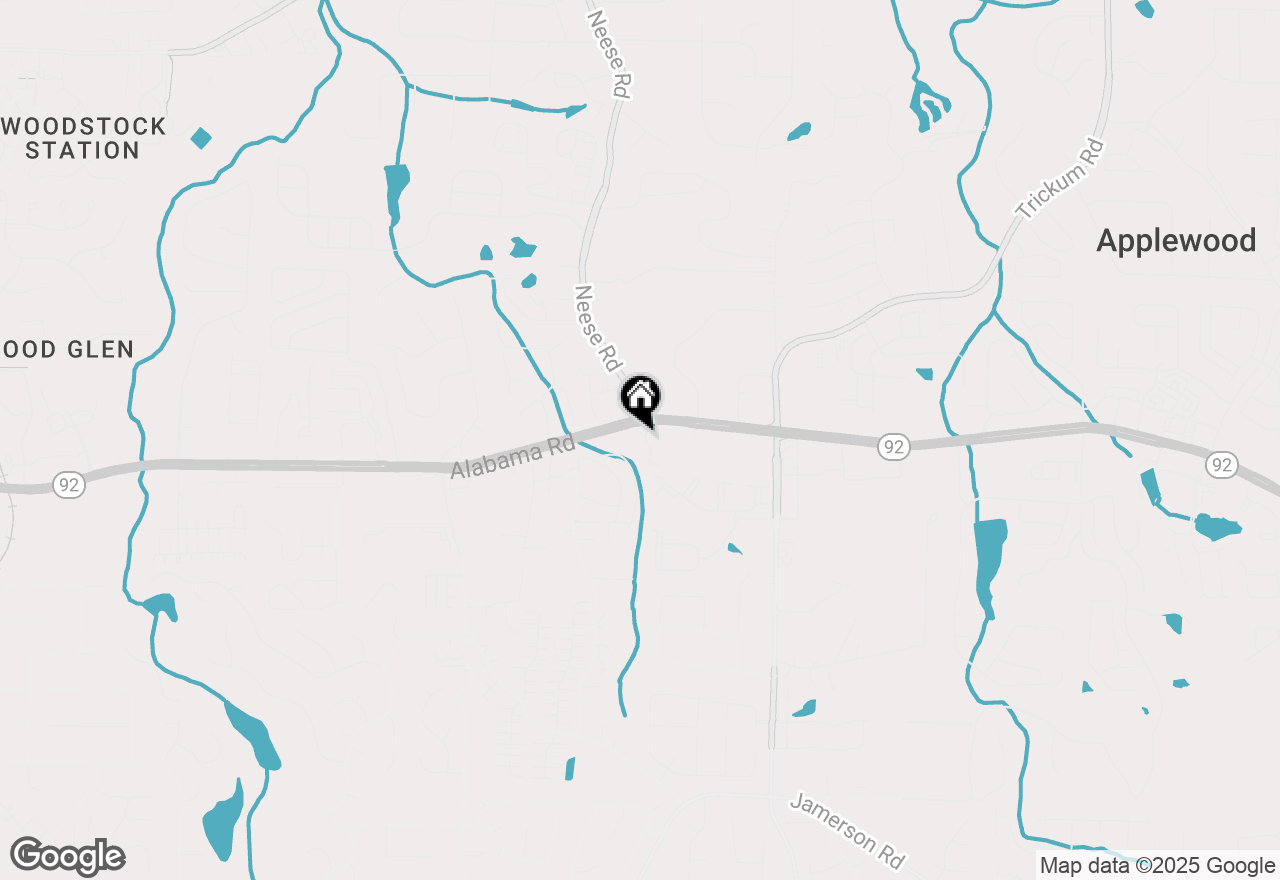 Map of 11822 Ga Hwy 92, Woodstock, GA 30188