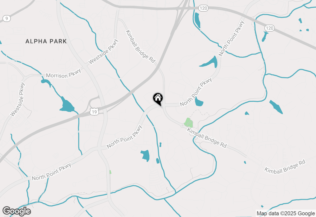 Map of 106 Pinecone Parkway, Alpharetta, GA 30022