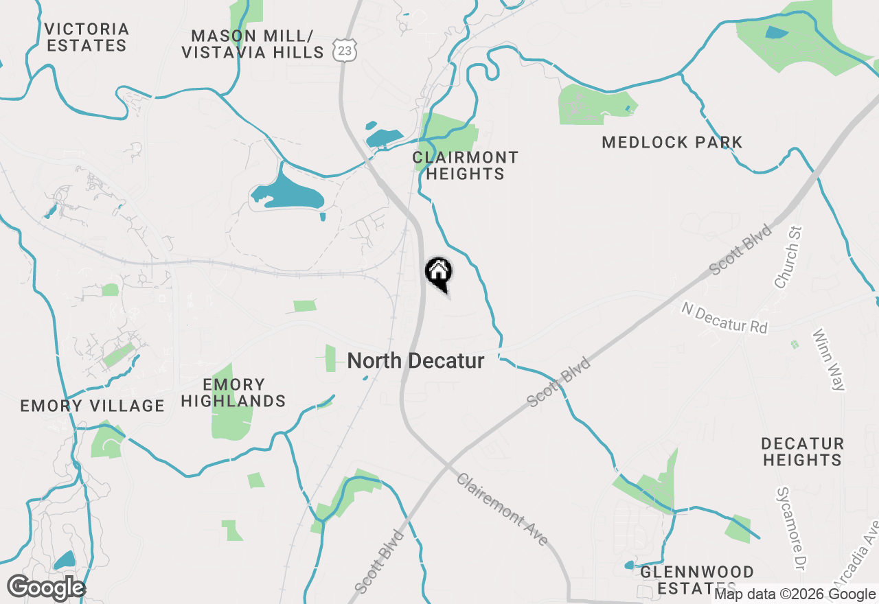 Map of 583 Emory Oaks Way, Decatur, GA 30033