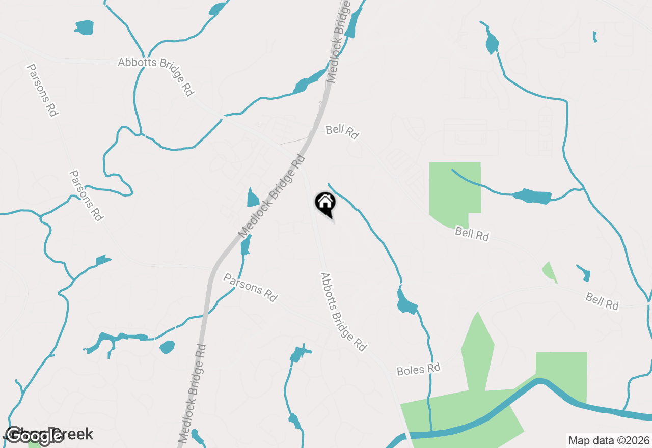 Map of 6325 Barwick Lane, Johns Creek, GA 30097