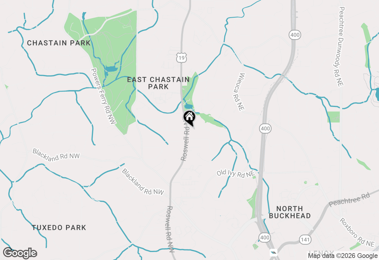 Map of 4090 Land O Lakes Drive Ne, Atlanta, GA 30342