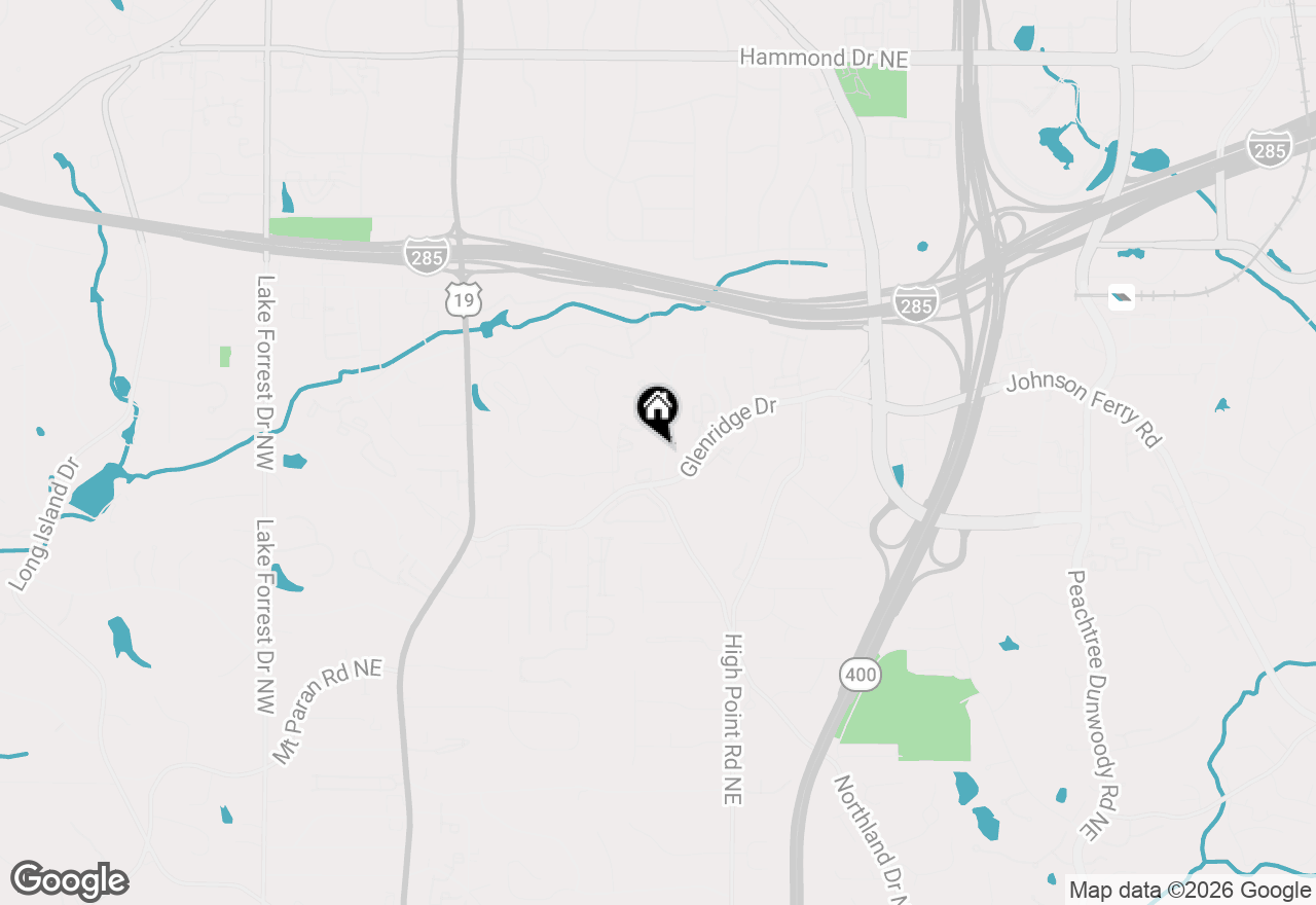Map of 5500 Sherrell Drive, Sandy Springs, GA 30342