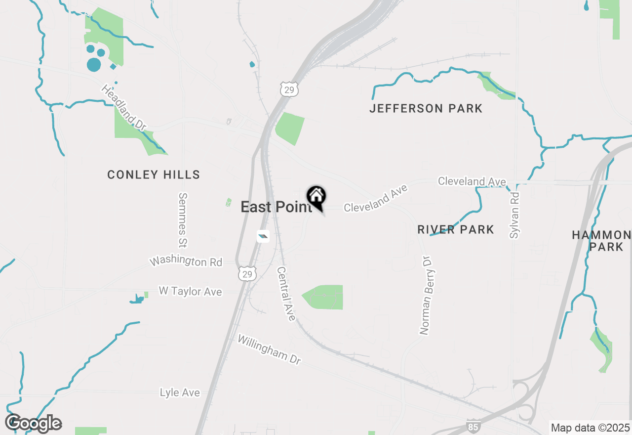 Map of 2805 Harris Street, Atlanta, GA 30344