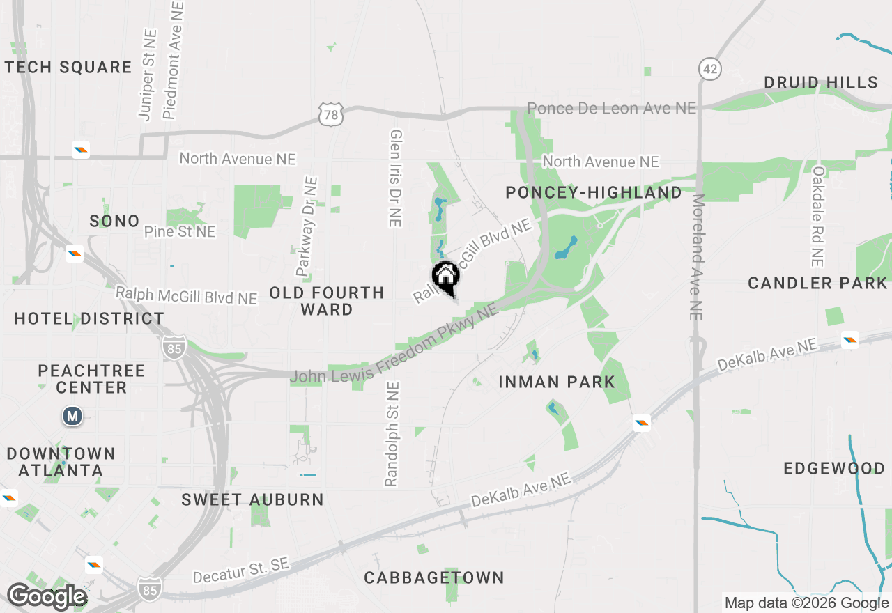 Map of 691 Willoughby Way Ne, Atlanta, GA 30312